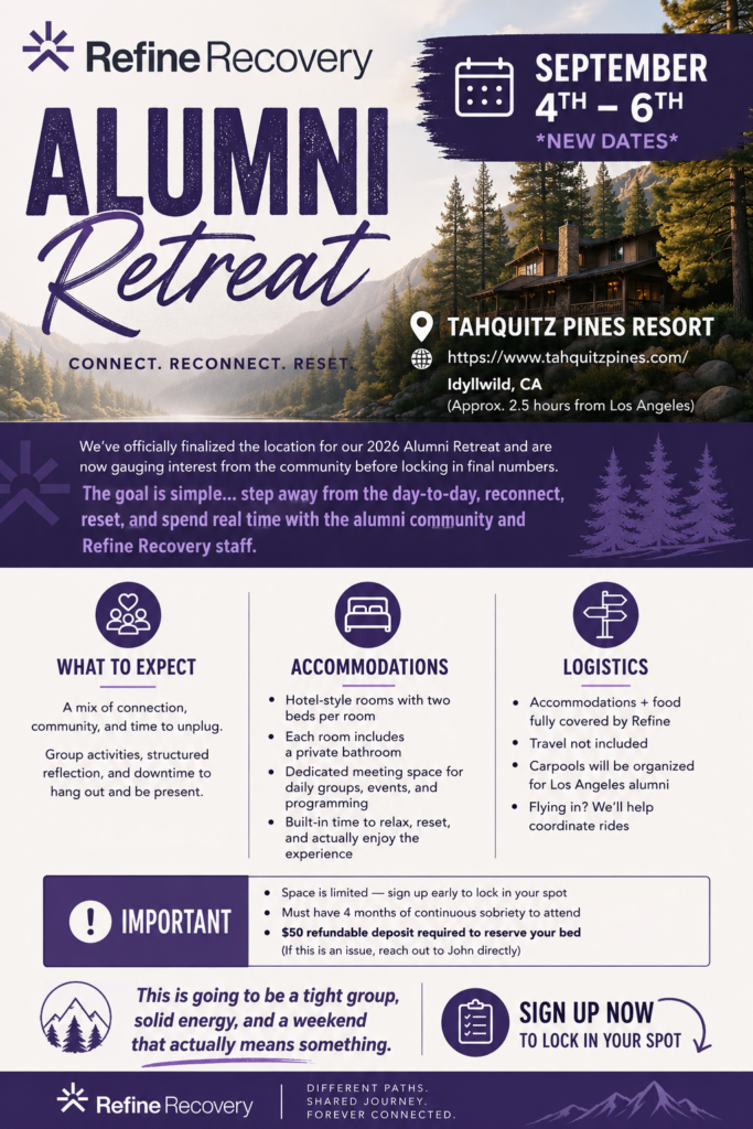 Alumni Retreat Flyer
